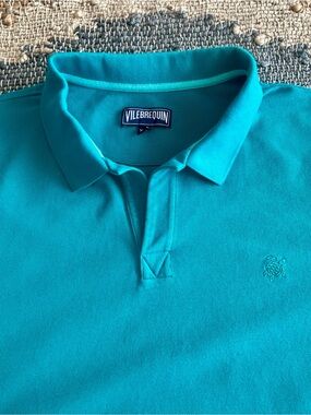 Vilebrequin Men’s Piqué Polo Shirt Turquoise